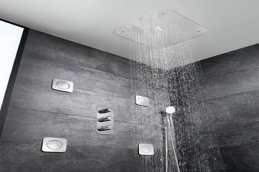 Showroom Barral Columna hidromasaje