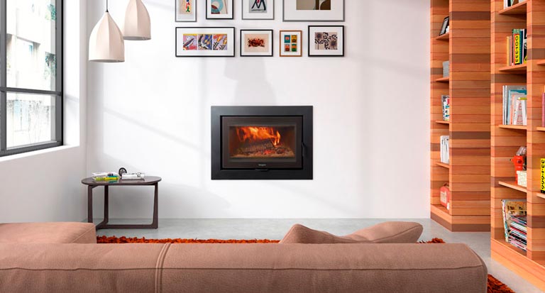 Showroom Barral Climatizaci&oacute;n calor chimenas metalicas